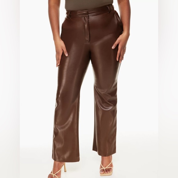Babaton Leather Publish Pant - Picture 3 of 3